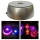 thumbnail image 5 of Base de luz LED de cristal Zulema 3 luces LED iluminan el soporte de exhibición Plata, 5 of 8