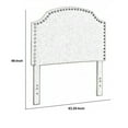 thumbnail image 5 of Benzara Hasselt Headboard Full Queen Headboard , Beige-Color:Beige, 5 of 6
