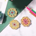 thumbnail image 3 of Cuadros Decorativos DIY diamante broche 5D mosaico taladro Kit resina Pin hebilla joyería regalo (01) Tmvgtek embutido en tela, 3 of 6