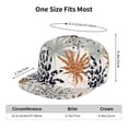 thumbnail image 6 of Easygdp Tropical Leaves Baseball Cap with Adjustable Flat Suitable for Head Circumference 22.4-23.6 in, 6 of 9