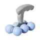 thumbnail image 5 of Rodillo de masaje corporal de 360 ​​grados para mujeres y hombres, silencioso, práctico y portátil. Azul, 5 of 8