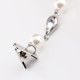 thumbnail image 3 of 4 pcs Pull Clips pour Femmes Pull Châle Clips Pins Sécurité Cardigan Clip Chaîne Argent Vintage Pull Col Clip Rétro Robes Châle Perle Clip, JAMW Sencillez, 3 of 5