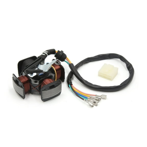 Unique Bargains 4 Pole Motorcycle Metal Copper Modified Generator Magneto Stator Coil for QJ125
