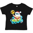 thumbnail image 3 of Inktastic Surfing Santa Boys or Girls Toddler T-Shirt, 3 of 5