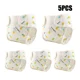thumbnail image 1 of 5PCS Baby Reusable Diapers 100% Cotton Cloth Panties Waterproof Kid Training Pants Adjustable Washable Breathable Ecological, 1 of 6