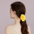 thumbnail image 5 of Yellow Rose Brooches Flower Hair Clips for Women | Brooches and Pins | Hair Accessories | Valentines Hair Clips, Wedding Hair Accessories for Women |Lapel Pin, 5 of 7