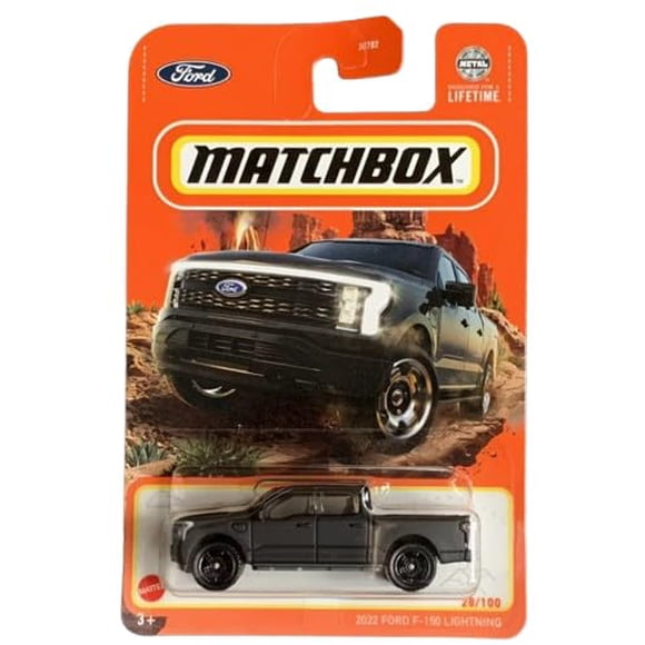 Auto de Juguete Coleccionable Matchbox Ford F-150 Lightning 2022 1:64