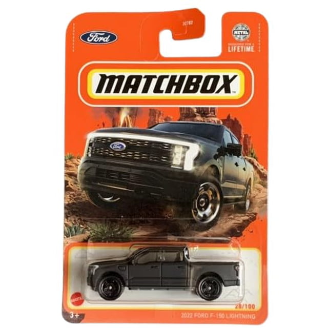 Auto de Juguete Coleccionable Matchbox Ford F-150 Lightning 2022 1:64