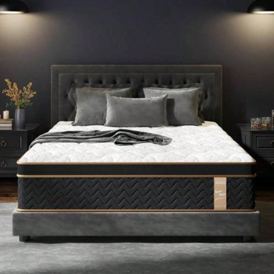 10 Inch Hybrid Mattress Gel Foam Individually Encased Coils Fiberglass-Free Motion Isolation Mattress in a Box CertiPUR-US Certified for Bedroom Use