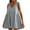 Gray, variant on Xunlbb Womens Summer Dresses Women Casual Loose Solid Pleated Sleeveeless-Neck Dress Beach Vacation Clothes for Women Size S-2XL