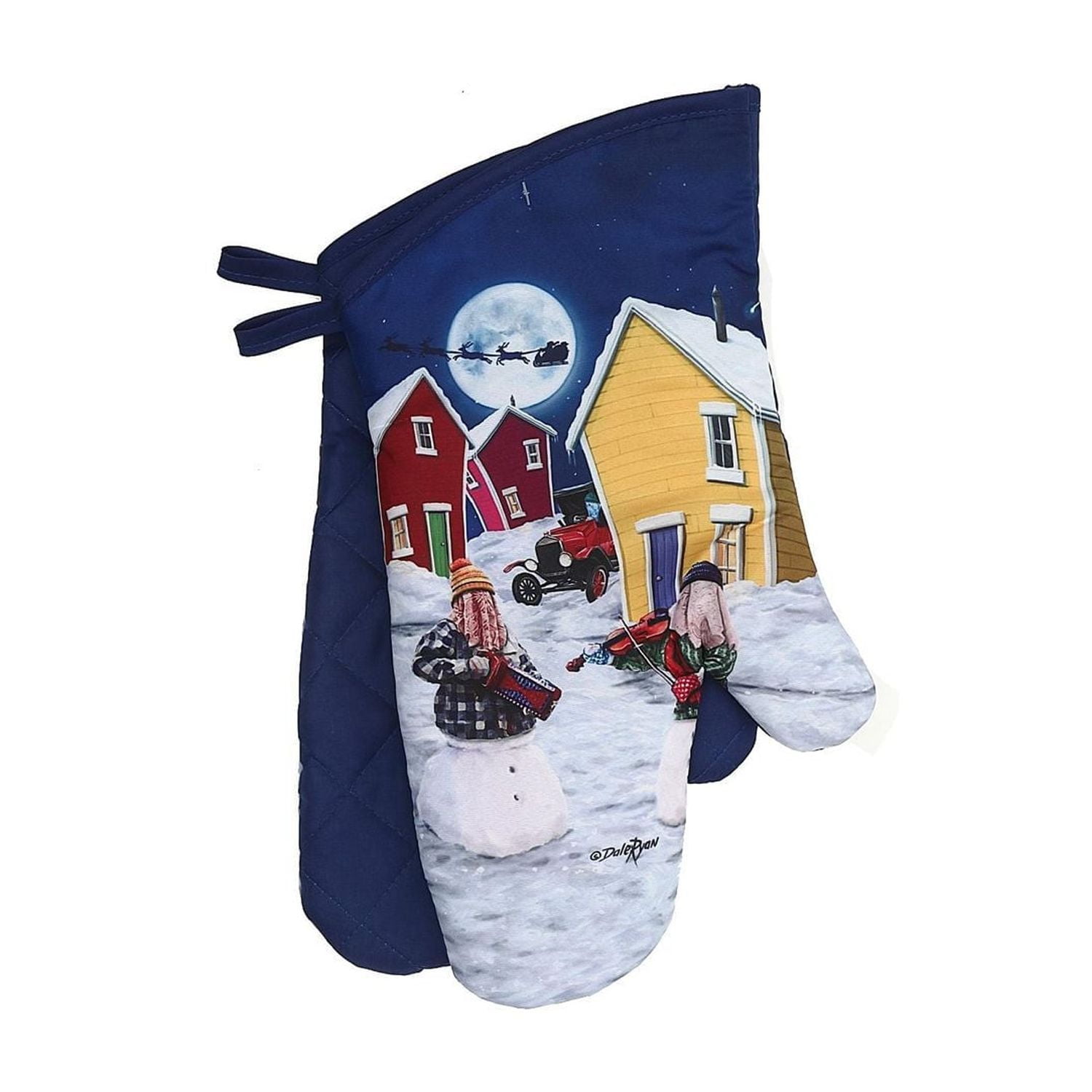 Oven Mitts (2 Pcs) (Snowmers) - Set of 2