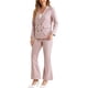 thumbnail image 4 of INSPIRAR CHIC Conjunto de Trabajo de 2 Piezas para Mujeres, Blazer Doble Botonadura y Pantalones Formales XS Rosa, 4 of 6