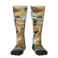 thumbnail image 1 of Fotbe Mallard Ducks Calcetas Divertidas Estampadas para Hombre y Mujer, Calcetas de Algodón hasta la Rodilla para Caminar, Correr, Enfermería y Embarazo, 1 of 6