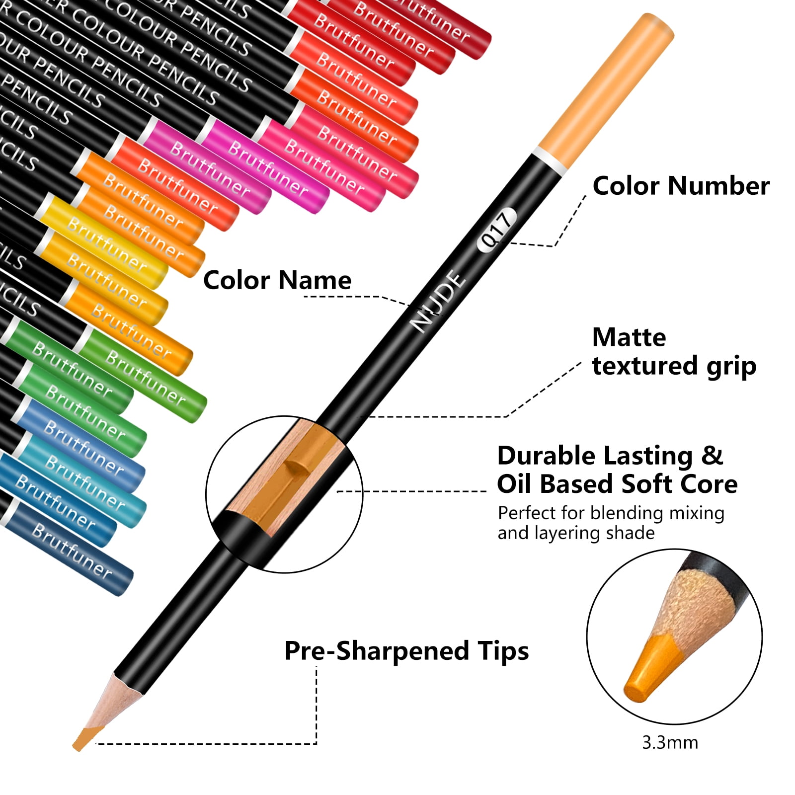 Buy MEMX Colored Pencils Set, Presharpened - Colored Pencils for Adults and  for Kids - Color Pencils For Artists With Cardboard Case - Professional  Coloring Pencils for Adult Coloring Book, 24 Count Online at  desertcartKUWAIT