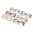 thumbnail image 4 of Gafas planas antiluz azul, gafas de Metal que cambian de Color, cara lisa de moda, se pueden equipar con montura de gafas de ojo de gato para miopía, 4 of 5