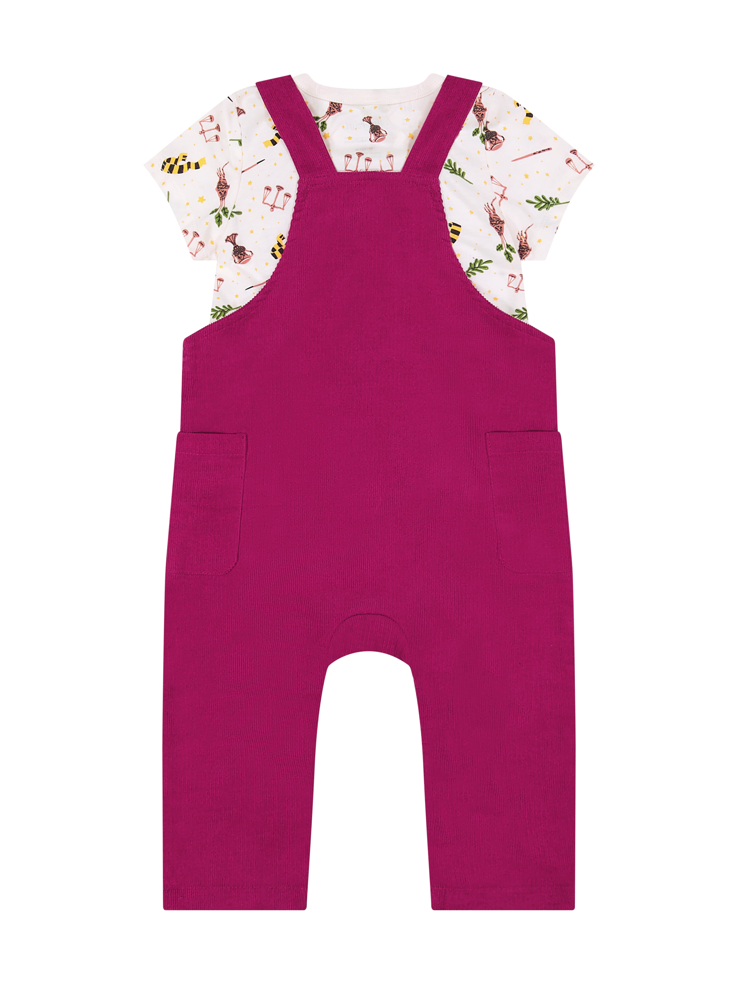 Harry Potter Baby Boy 2 Piece Corduroy Overall Set, Sizes 0-24 Months
