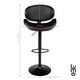 thumbnail image 3 of Set 2 Bancos LUMO para Barra de Cocina Ajustable Bar Cafeteria negro MEDIANO, 3 of 7