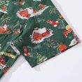 thumbnail image 4 of YIUME Men's Hawaiian Shirt A Christmas Eve Snow Print Cotton Camp collar Short Sleeve Aloha Shirt, 4 of 8