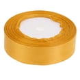 thumbnail image 2 of Caja de regalo de costura artesanal de cinta de raso de doble cara embalaje decoración de banquete de boda Amarillo dorado Yuyangstore Carrete de cinta de raso, 2 of 8