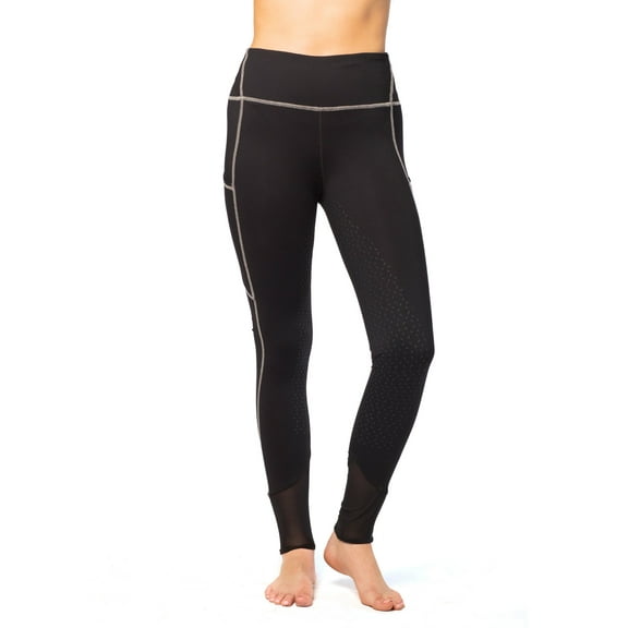 Goode Rider Womens Full Seat Shaper Black Tights Size XS