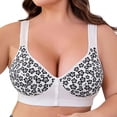 thumbnail image 1 of Versatile Front-Button Lingerie for Casual All-Season Comfort with Adjustable Straps and Seamless Backless Design, 1 of 4