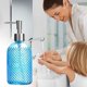 thumbnail image 4 of Botella de Loción de Vidrio con Dosificador – Dispensador de Jabón de Vidrio con Textura de Puntos En Relieve para Tocador de Cocina y Baño – Dosificador de Acero Inoxidable a Prueba de Fugas – Diseñ, 4 of 6
