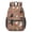 Cat and Flower, variant on Monochrome Cat and Flower Beige 17" School Backpacks for Teens,Waterproof Oxford Fabric,S-Shape Padded Straps for School,Travel,Hiking,Camping