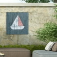 thumbnail image 4 of Grace Popp 'Nautical Plank I' Outdoor Canvas 18x18, 4 of 5