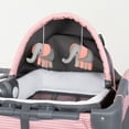 thumbnail image 4 of Baby Trend Lil Snooze Deluxe III Nursery Center with Portable Bassinet, Cozy Pink, 4 of 14