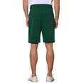 thumbnail image 3 of INSPIRE CHIC Business Shorts for Men's Pleated Front Summer Dress Chino Shorts 32 Dark Green, 3 of 5