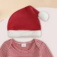 thumbnail image 6 of UAYOTSE Baby Boy Christmas Outfit Long Sleeve Romper Overall Pants 3Pcs Fall Clothes Set(12-18 Months,I175-Red), 6 of 8