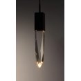 thumbnail image 2 of ET2 Quartz 1-Light Polished Chrome LED Mini Pendant with Crystal Shade, 2 of 2