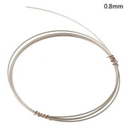 1 Meter 925 Sterling Silver Wire Jewelry Making 0.3/0.4/0.5/0.6/0.7/0.8/0.9/1/1.2mm Tarnish Resistant Silver Coil Wire