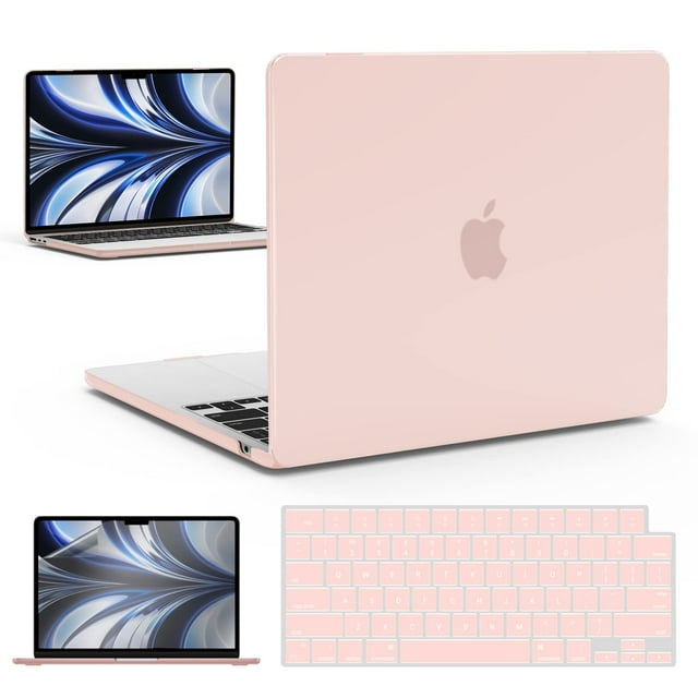 Funda IBENZER para MacBook Air de 13 pulgadas, funda con teclado y película