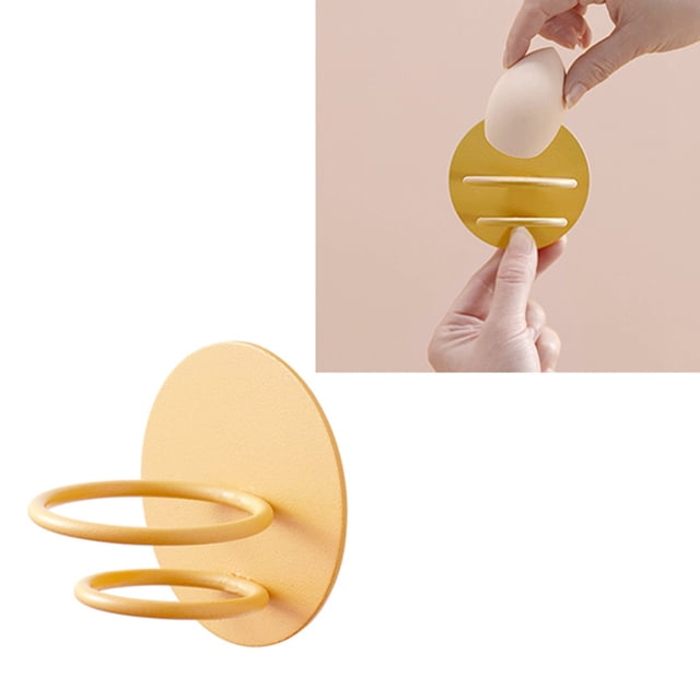 Soporte De Secado De Esponja De Maquillaje, Soporte De Huevo De Maquillaje Montado En La Pared En Forma De Calabaza Para Uso Doméstico Para Peines