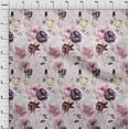 thumbnail image 3 of oneOone Cotton Flex Light Pink Fabric Florals Diy Clothing Quilting Fabric Print Fabric By Yard 40 Inch Wide, 3 of 4