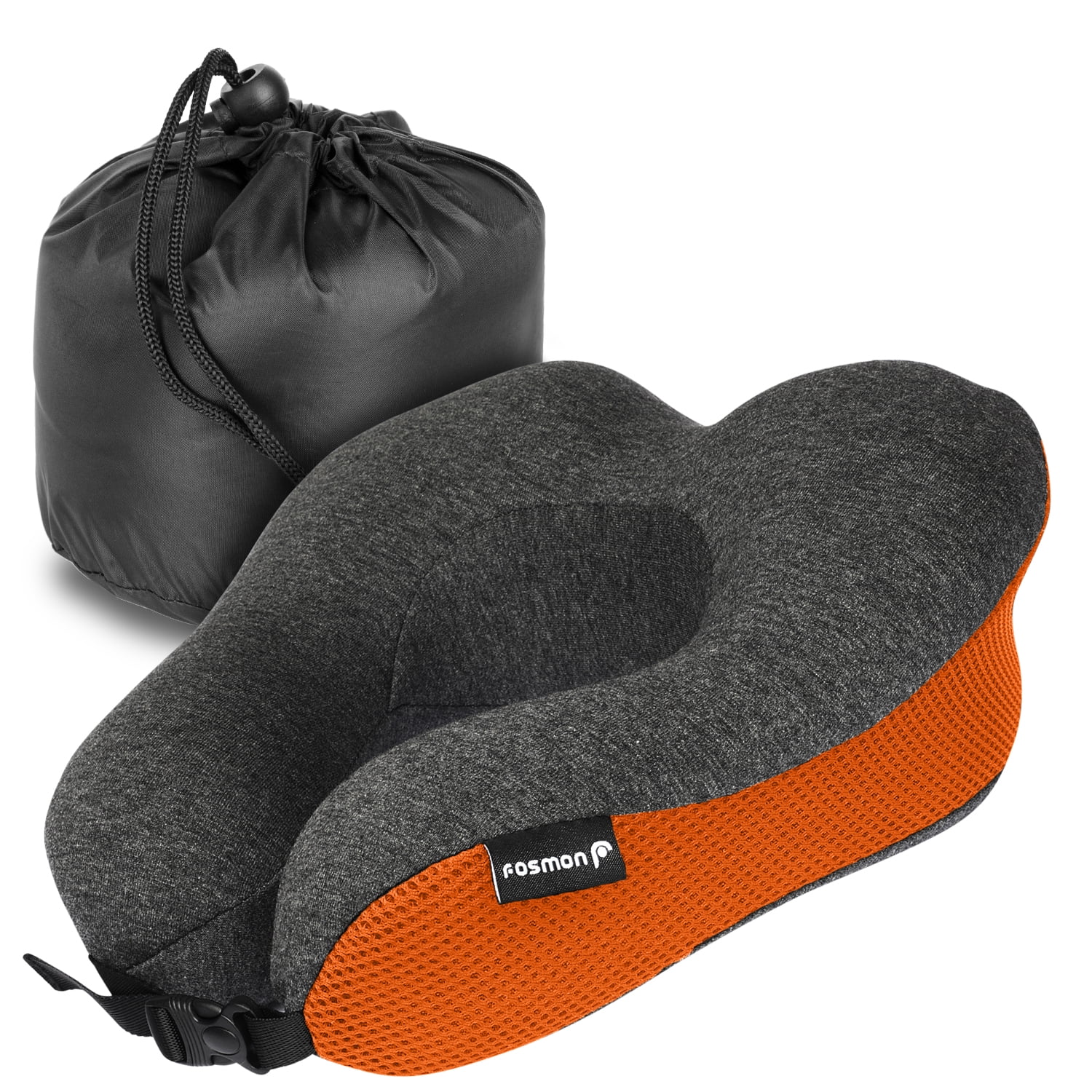 Fosmon Memory Foam Travel Pillow U Shaped Neck Pillow Washable