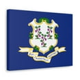 thumbnail image 3 of Connecticut State Flag Canvas Vibrant Wall Art Unframed Home Decor, 3 of 13