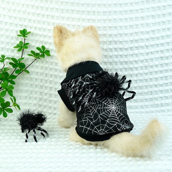 Pet Spider Costume Halloween Spider Costume for Cats and Small to Medium Dogs Halloween Party Dress Up Festival Decoration Cosplay Pet Costume
