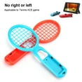 thumbnail image 4 of Tennis Racket Tennis Racquet, Mario Tennis 1 Pair Tennis Game Controller, For  Switch Game Console Red + Blue, 4 of 8