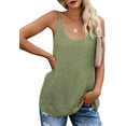 thumbnail image 1 of Camisetas sin mangas de gran tamaño con cuello redondo para mujer, camisetas informales de punto sin mangas, túnica, camisola holgada, moda de verano, suéter, chaleco, blusas Ormromra, 1 of 4