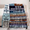 thumbnail image 2 of LHSHID Birthday Gifts for Dad Blanket Flannel Soft and Comfortable Anti static Bed Sofa Blanket 50x60in, 2 of 5