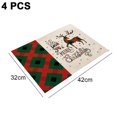 thumbnail image 1 of nipocaio Sets de Table de Cuisine de Noël pour Isolation Antidérapante, 4pcs, 1 of 4