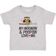 thumbnail image 3 of Inktastic My Meemaw and Peepaw Love Me Grandchild Owl Girls Baby T-Shirt, 3 of 5