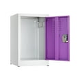 thumbnail image 3 of AdirOffice 24 Po H x 15 Po L Casier en Acier à un Seul Niveau, Violet, 3 of 3