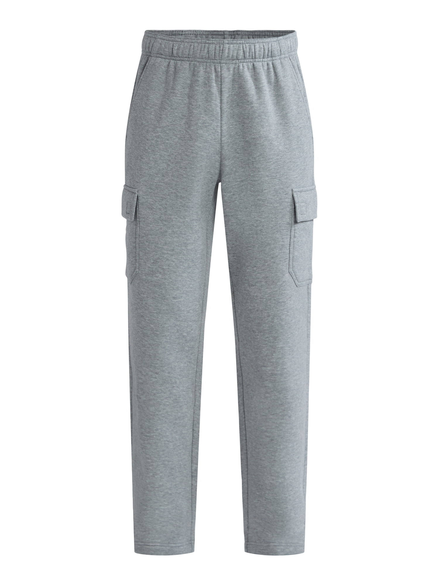 Athletic Works Men's and Big Men's Fleece Cargo Sweatpants, Sizes XS-4XLT
