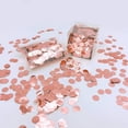 thumbnail image 3 of Rose Gold Foil Glitter Circle Confetti (2.25 oz) Amscan Party Decoration Supply, 3 of 5