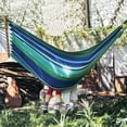 thumbnail image 5 of Tree Hammock, Sturdy Double Hammock Bed Up to 660lbs, Outdoor Portable Hammock with Travel Bag for Camping, Backpacking (78.8"L x 60"W), 5 of 8