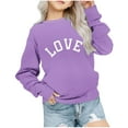 thumbnail image 1 of Chandails à Capuchon pour Garçons Garçons d'Âge Préscolaire et Filles Mode Mignon Couleur Unie Manches Longues Col Rond Chandail de Sport Chandail à Capuchon Chandails à Capuchon pour Filles, 1 of 9