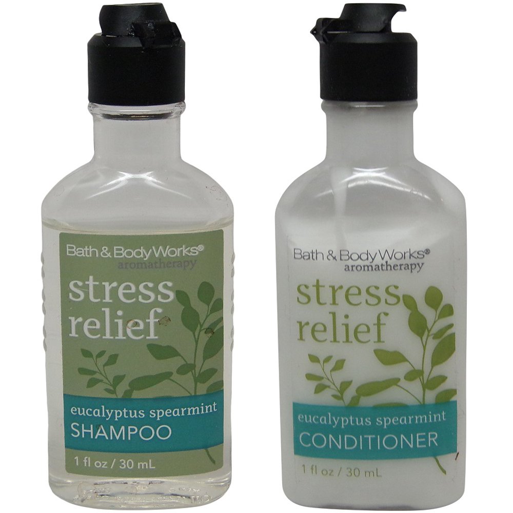 Bath & Body Works Stress Relief Eucalyptus Spearmint Shampoo and